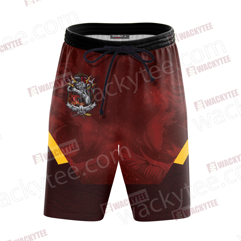 You Might Belong In Gryffindor Harry Potter Beach Shorts