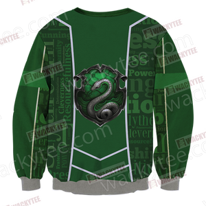 Harry Potter - Slytherin House New Lifestyle Unisex 3D Sweater
