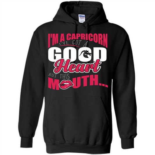 Capricorn T-shirt Im A Capricorn Ive Got A Good Heart Orange