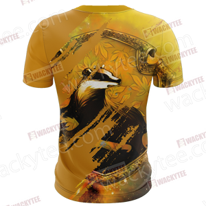 Harry Potter - Loyal Like A Hufflepuff Wacky Style Unisex 3D T-shirt