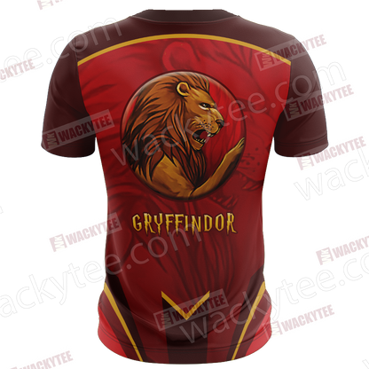 Harry Potter - Gryffindor House Wacky Style Unisex 3D T-shirt