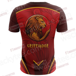 Harry Potter - Gryffindor House Wacky Style Unisex 3D T-shirt