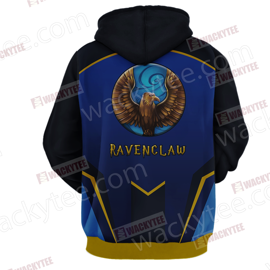 Harry Potter - Ravenclaw House Wacky Style Unisex 3D Hoodie