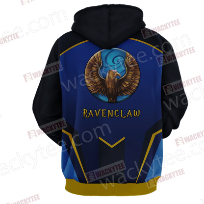 Harry Potter - Ravenclaw House Wacky Style Unisex 3D Hoodie