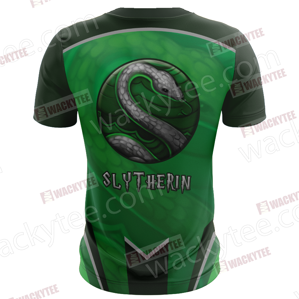 Harry Potter - Slytherin House Wacky Style Unisex 3D T-shirt