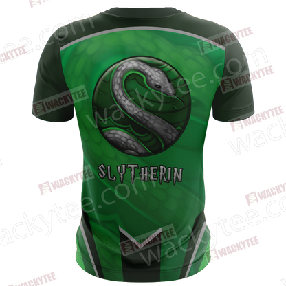 Harry Potter - Slytherin House Wacky Style Unisex 3D T-shirt