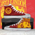 Harry Potter Brave Like A Gryffindor Wacky Style High Top Shoes