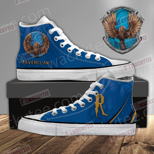 Harry Potter - Ravenclaw House Wacky Style High Top Shoes SIZE 47