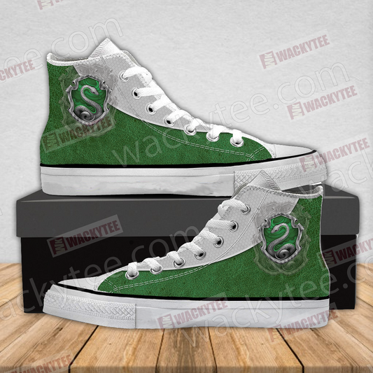 Harry Potter - Slytherin Edition New Style High Top Shoes SIZE 47