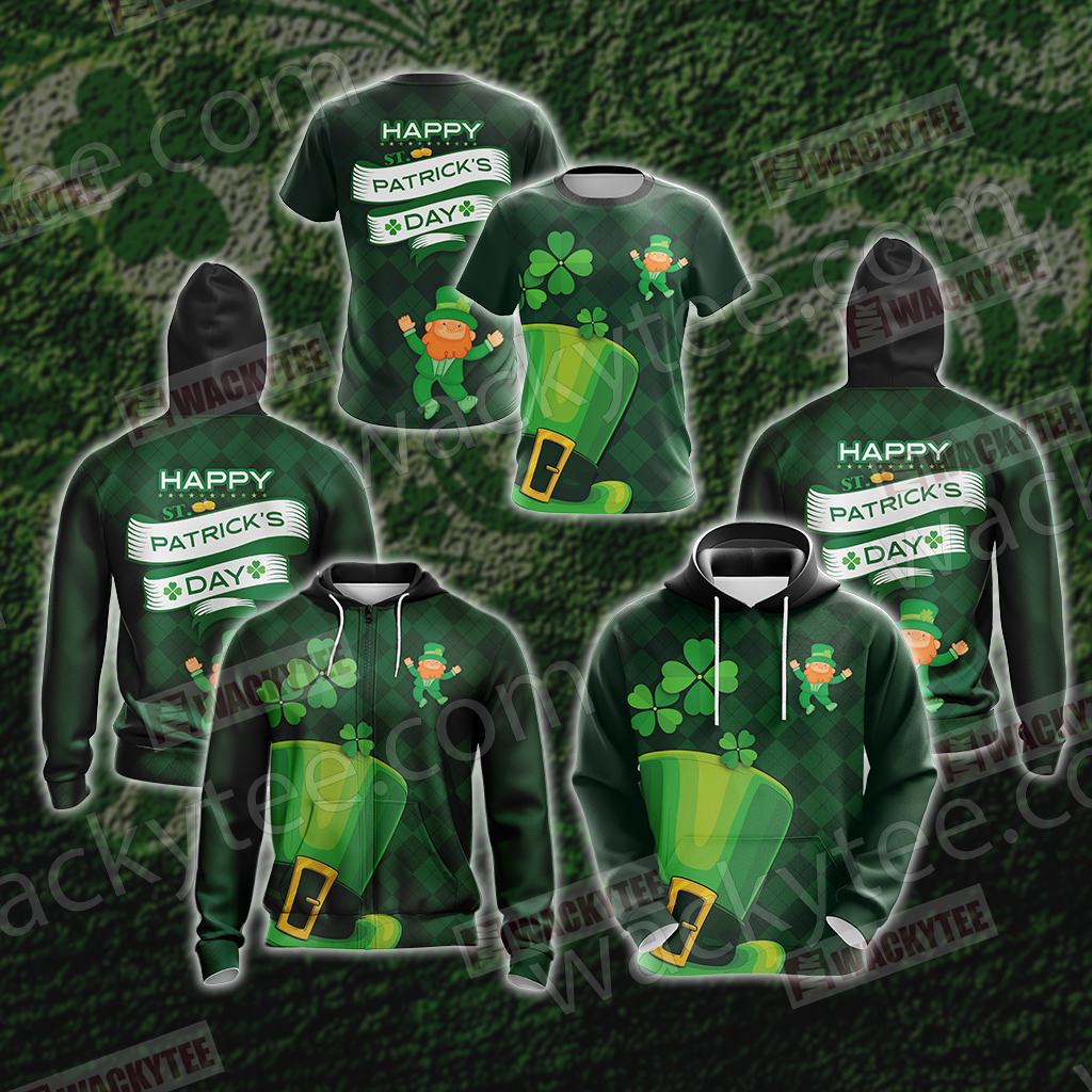 Happy Saint Patrick's Day Unisex 3D T-shirt