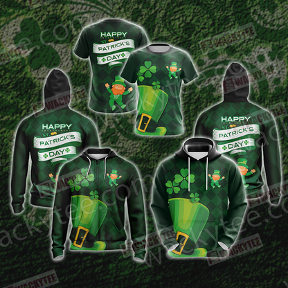 Happy Saint Patrick's Day Unisex 3D T-shirt