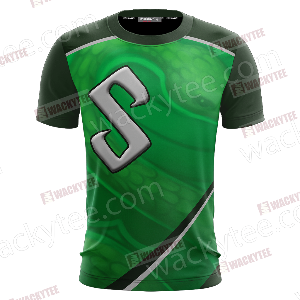 Harry Potter - Slytherin House Wacky Style Unisex 3D T-shirt