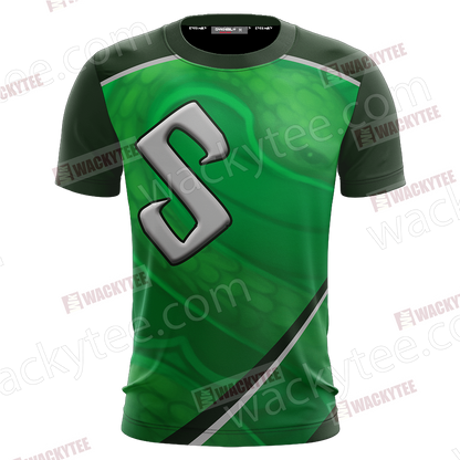 Harry Potter - Slytherin House Wacky Style Unisex 3D T-shirt