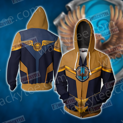 Hogwarts Castle Harry Potter - Ravenclaw Edition New Style Unisex 3D Zip Up Hoodie 4XL