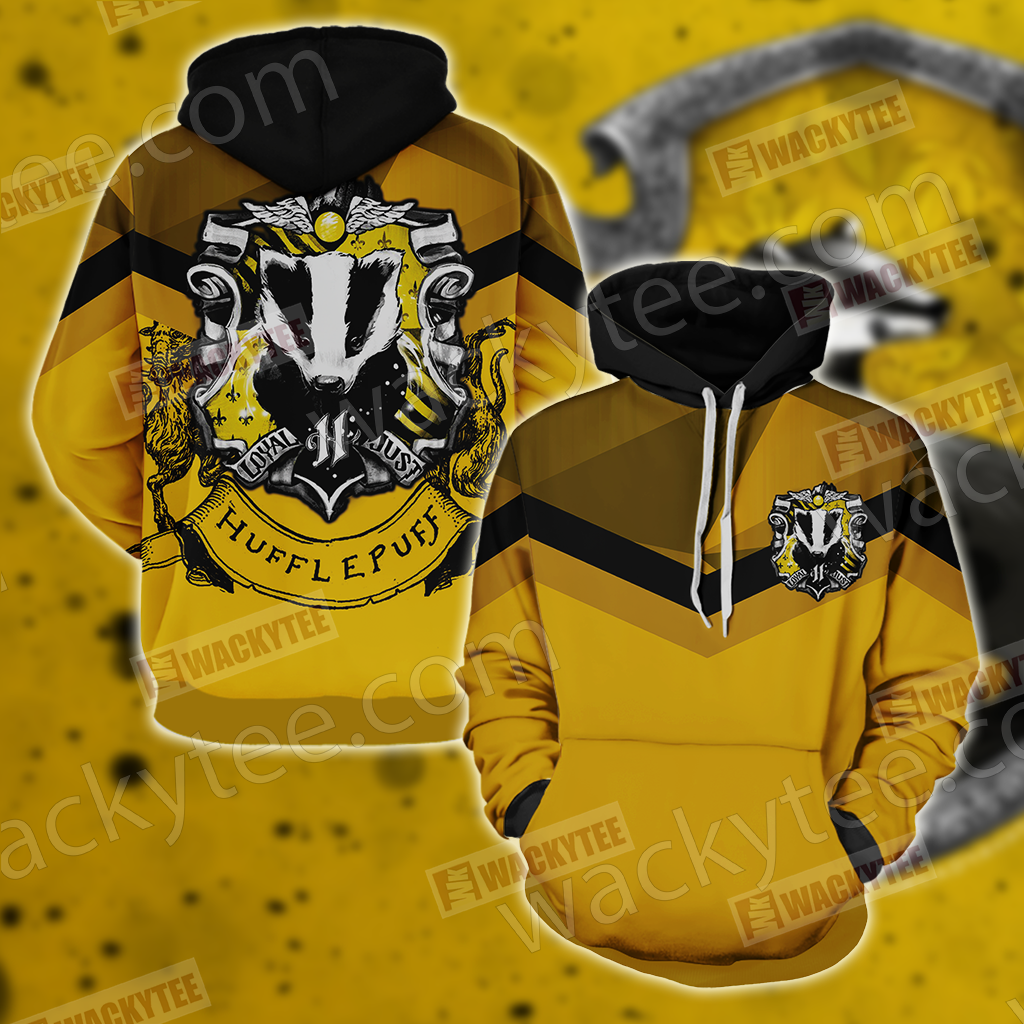 Hogwarts You Might Belong In Hufflepuff Harry Potter 3D Hoodie