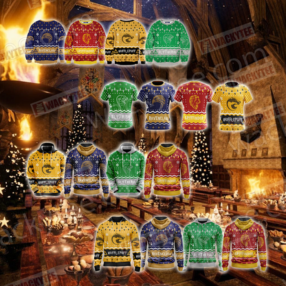 Harry Potter - Ravenclaw House Christmas Style Unisex 3D Sweater