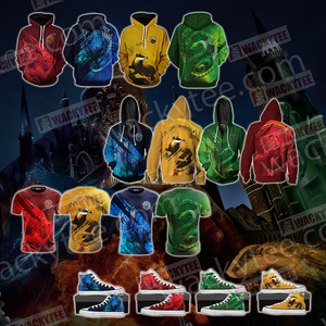 Harry Potter - Cunning Like A Slytherin Wacky Style 3D Hoodie