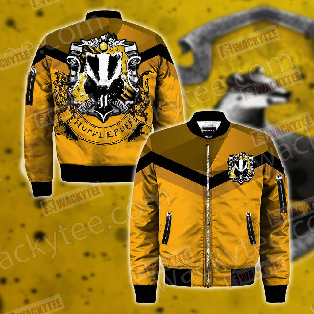 Hogwarts You Might Belong In Hufflepuff Harry Potter Bomber Jacket