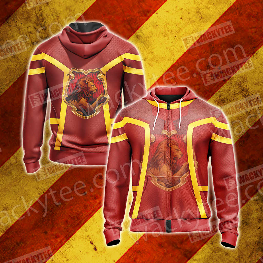 Harry Potter - Gryffindor Unisex Zip Up Hoodie 4XL