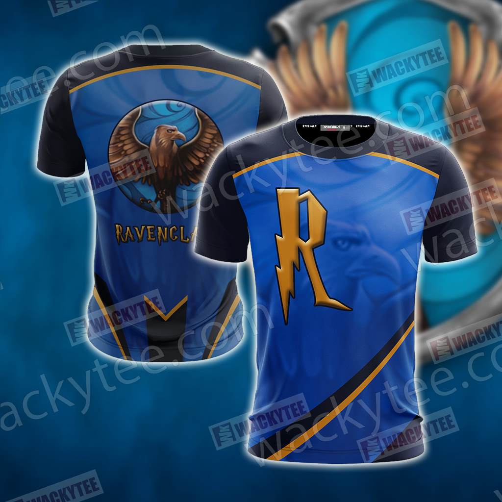 Harry Potter - Ravenclaw House Wacky Style Unisex 3D T-shirt