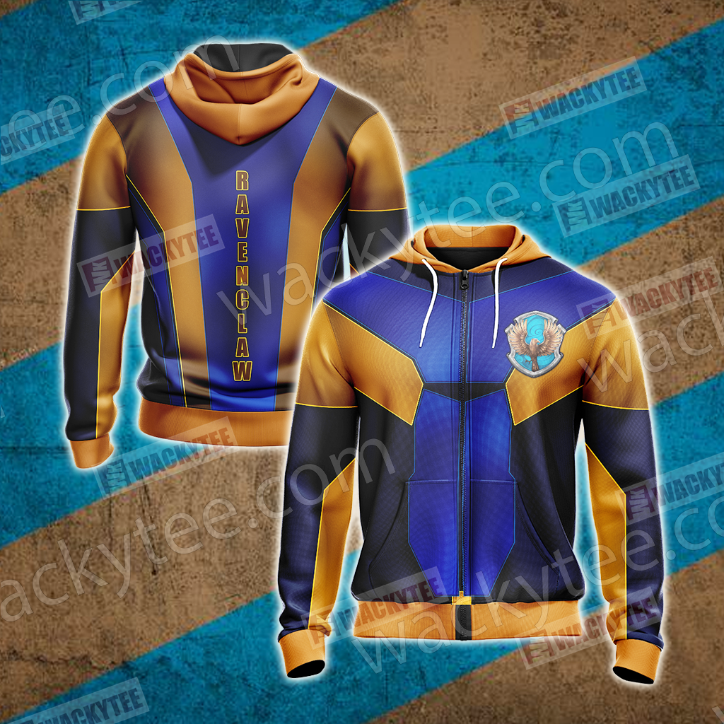 Harry Potter - Ravenclaw House New Collection Unisex Zip Up Hoodie 4XL