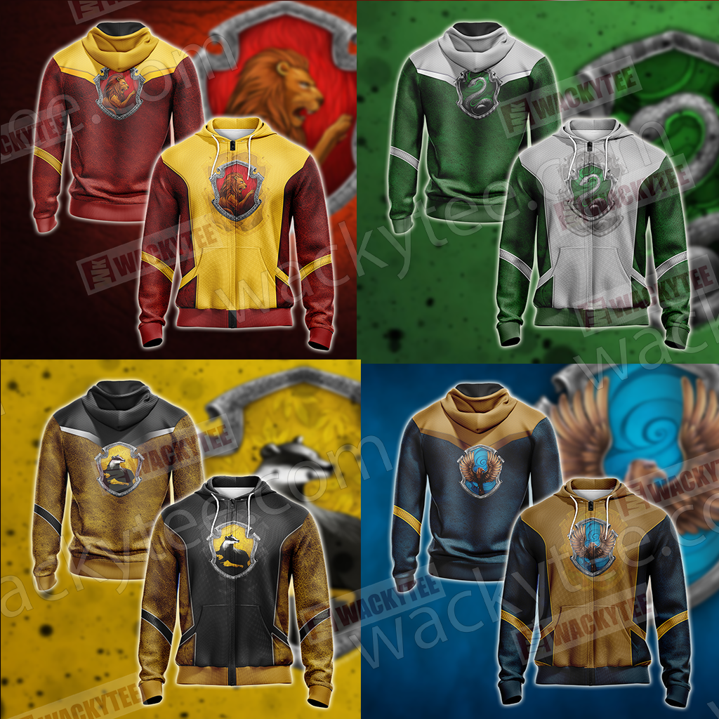 Harry Potter - Hufflepuff Edition New Style Unisex 3D Zip Up Hoodie