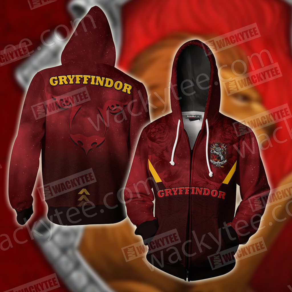 You Might Belong In Gryffindor Harry Potter Zip Up Hoodie 4XL