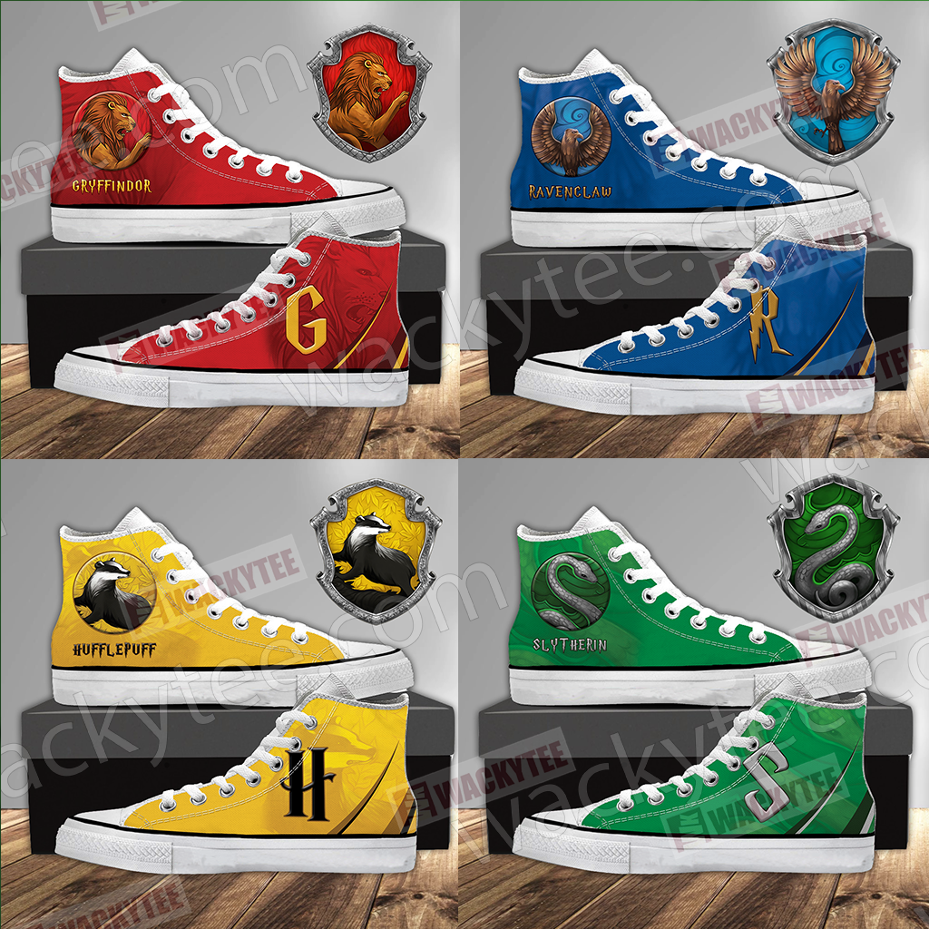 Harry Potter - Ravenclaw House Wacky Style High Top Shoes