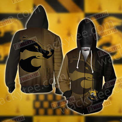 You Might Belong In Hufflepuff Harry Potter Hogwarts Zip Up Hoodie 4XL