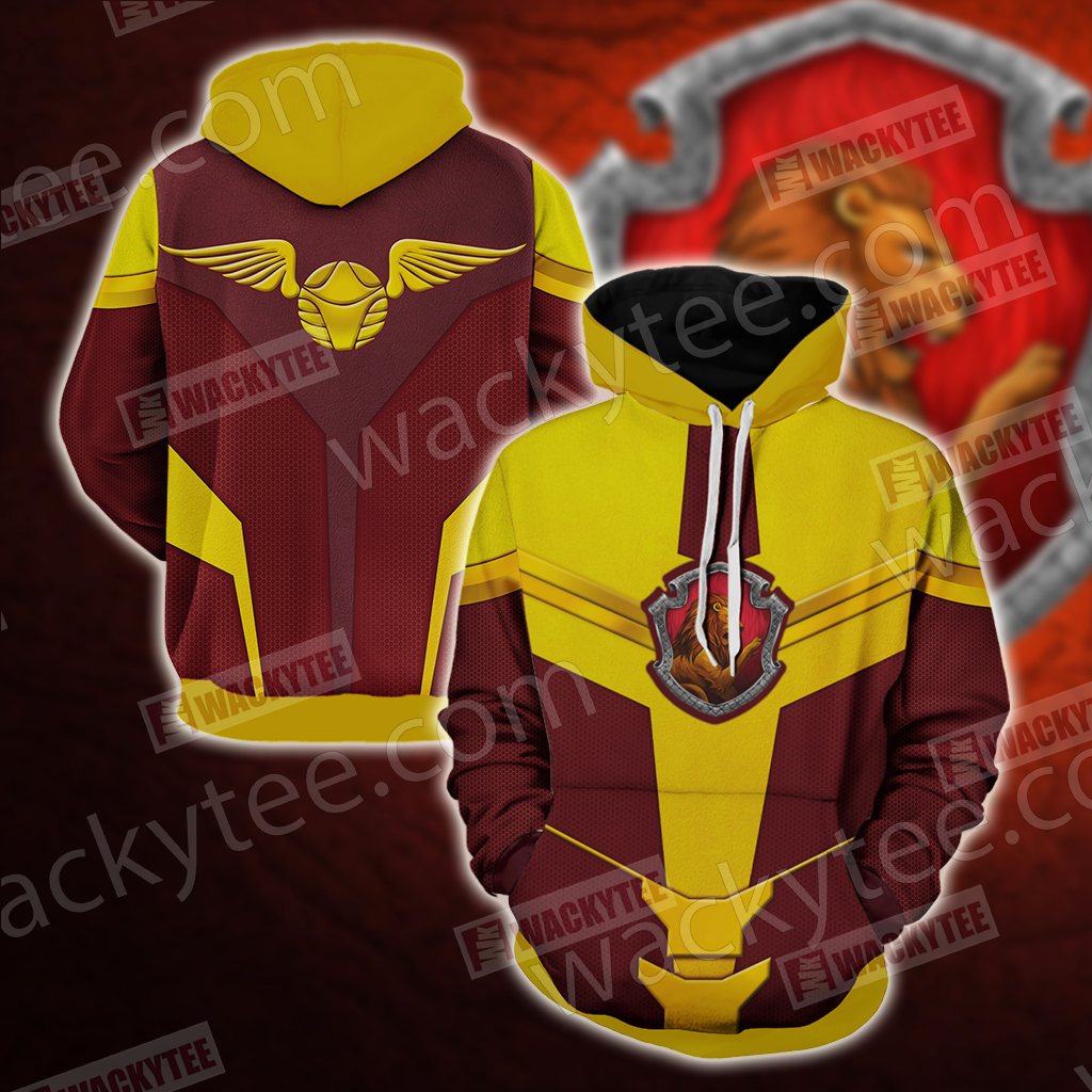 Hogwarts Castle Harry Potter - Gryffindor Edition New Style Unisex 3D Hoodie