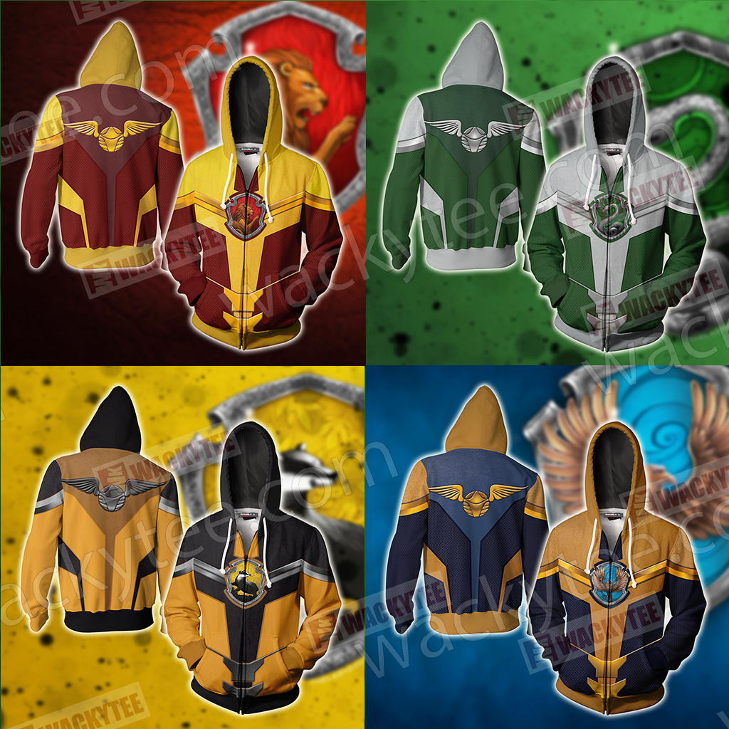 Hogwarts Castle Harry Potter - Gryffindor Edition New Style Unisex 3D Zip Up Hoodie