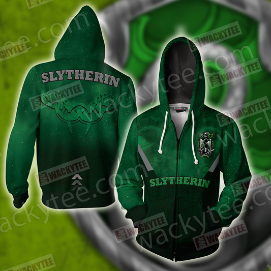 You Might Belong In Slytherin Harry Potter Zip Up Hoodie 4XL