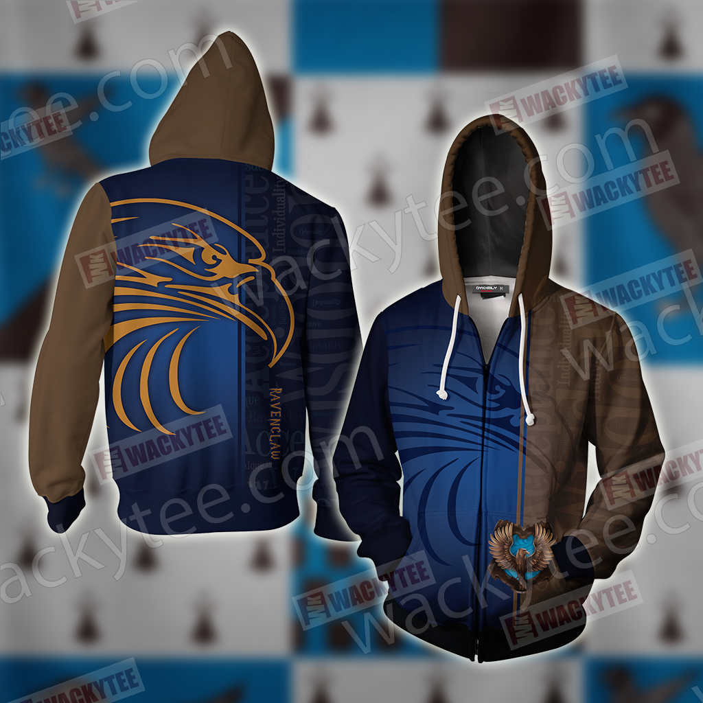 You Might Belong In Ravenclaw Harry Potter Hogwarts Zip Up Hoodie 4XL