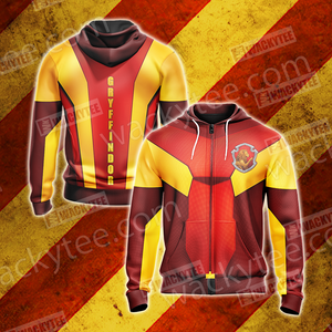 Harry Potter - Gryffindor House New Collection Unisex Zip Up Hoodie