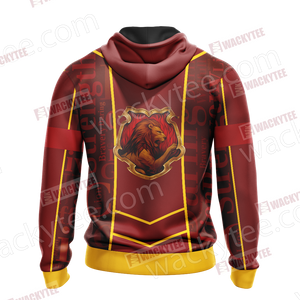 Harry Potter - Gryffindor House New Lifestyle Unisex Zip Up Hoodie