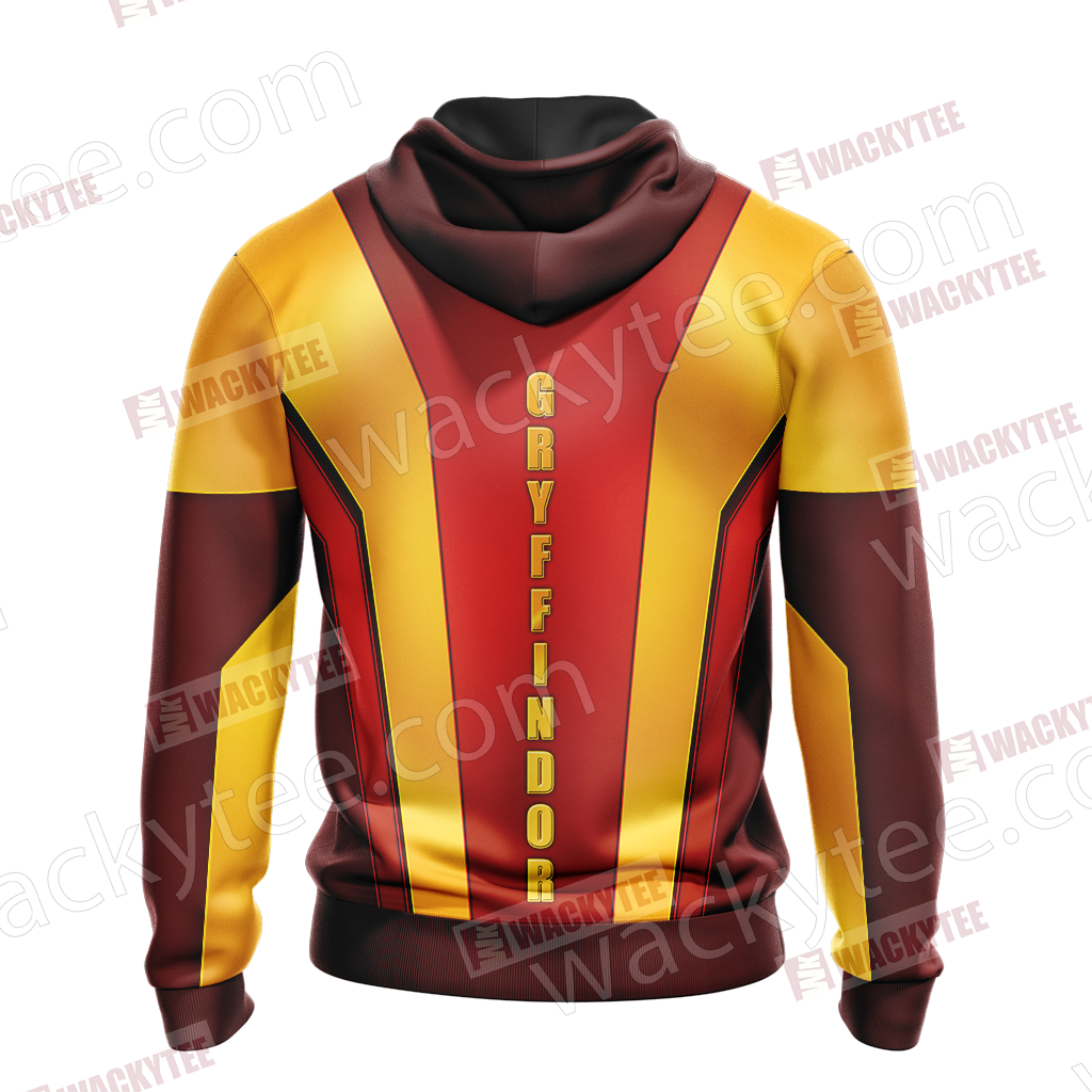 Harry Potter - Gryffindor House New Collection Unisex Zip Up Hoodie