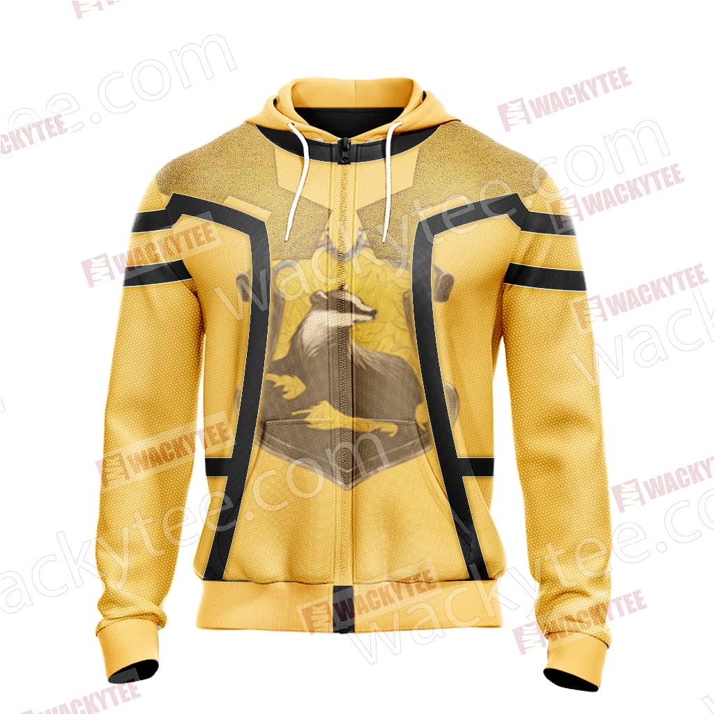Harry Potter - Hufflepuff Unisex Zip Up Hoodie