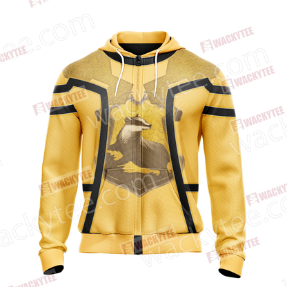 Harry Potter - Hufflepuff Unisex Zip Up Hoodie
