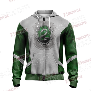 Harry Potter - Slytherin Edition New Style Unisex 3D Zip Up Hoodie