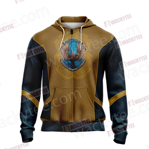 Harry Potter - Ravenclaw Edition New Style Unisex 3D Zip Up Hoodie