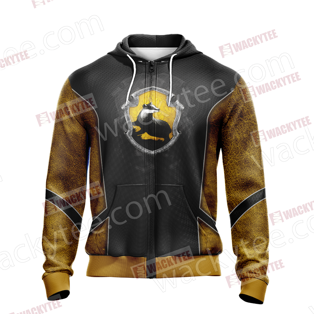 Harry Potter - Hufflepuff Edition New Style Unisex 3D Zip Up Hoodie