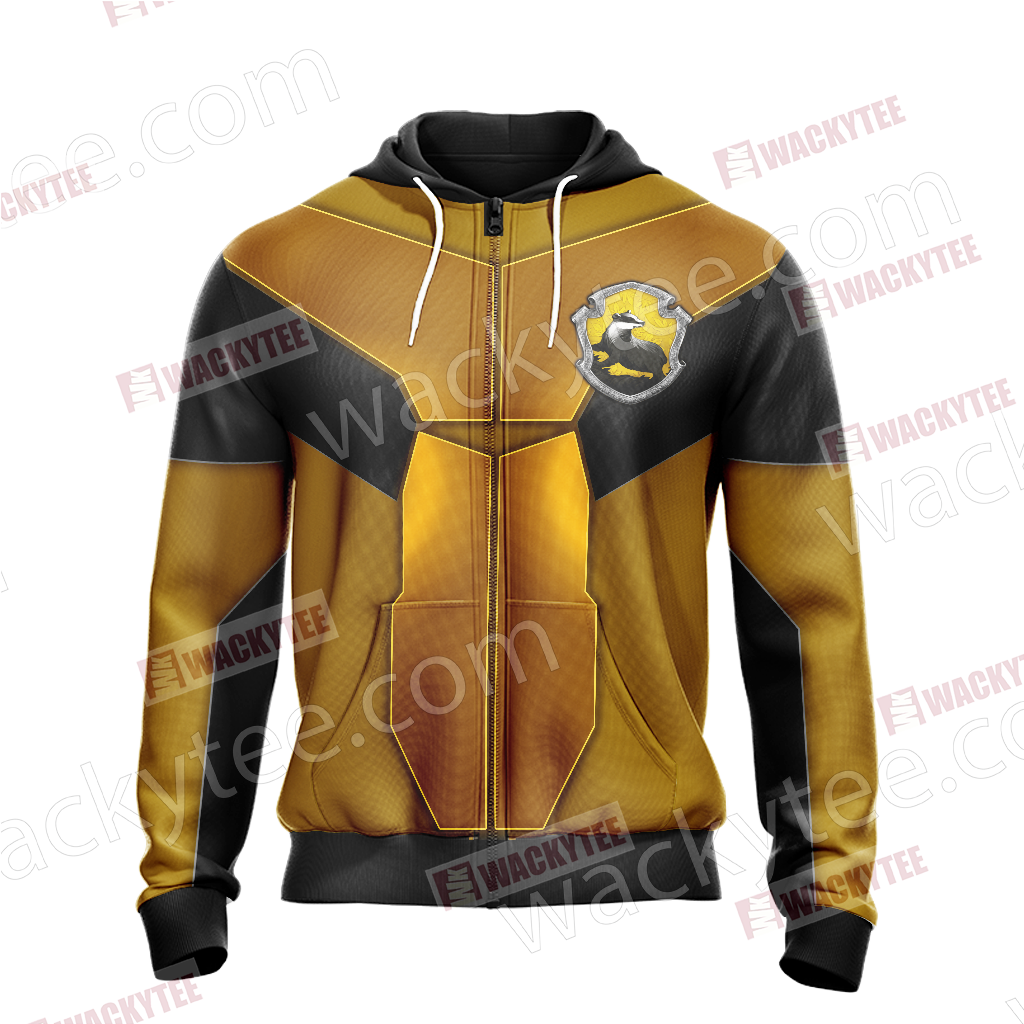 Harry Potter - Hufflepuff New Collection Unisex Zip Up Hoodie