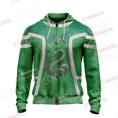 Harry Potter - Slytherin Unisex Zip Up Hoodie