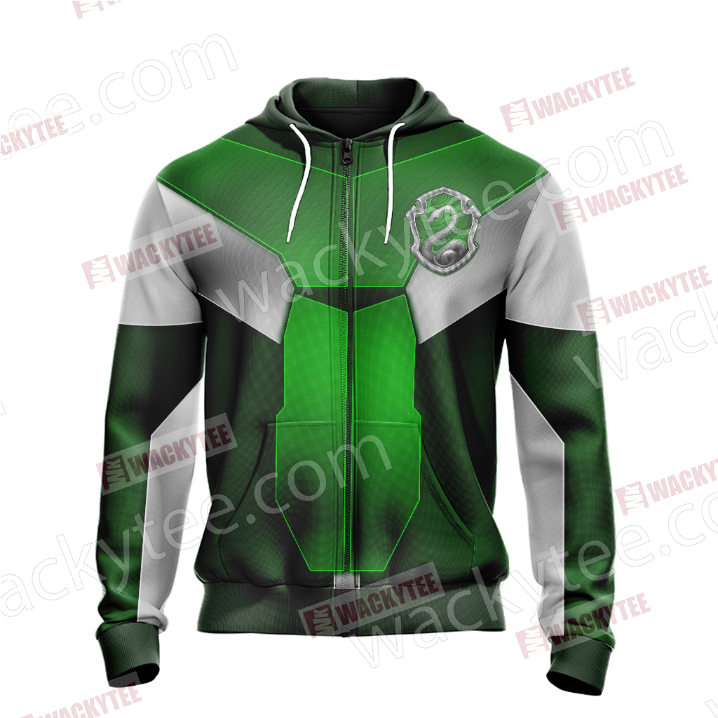 Harry Potter - Slytherin House Collection Unisex Zip Up Hoodie