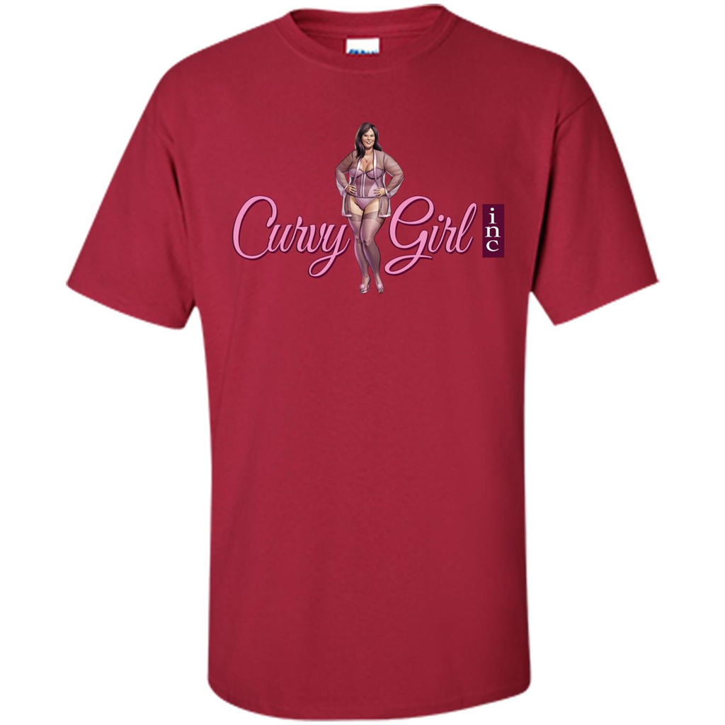 Curvy Girl T-shirt Cardinal