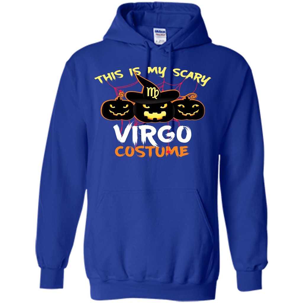 Halloween T-shirt This Is My Scary Virgo Costume T-shirt Royal