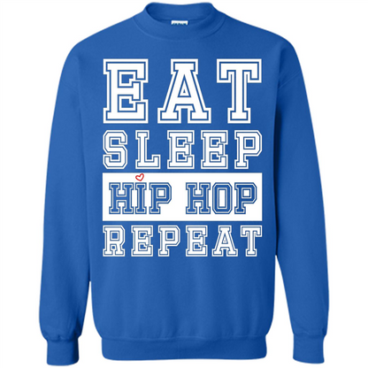 Eat Sleep Hip Hop Repeat T-shirt Royal