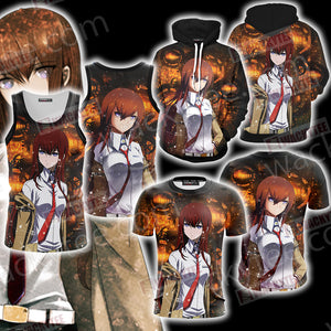 Steins;Gate Makise Kurisu 3D Hoodie