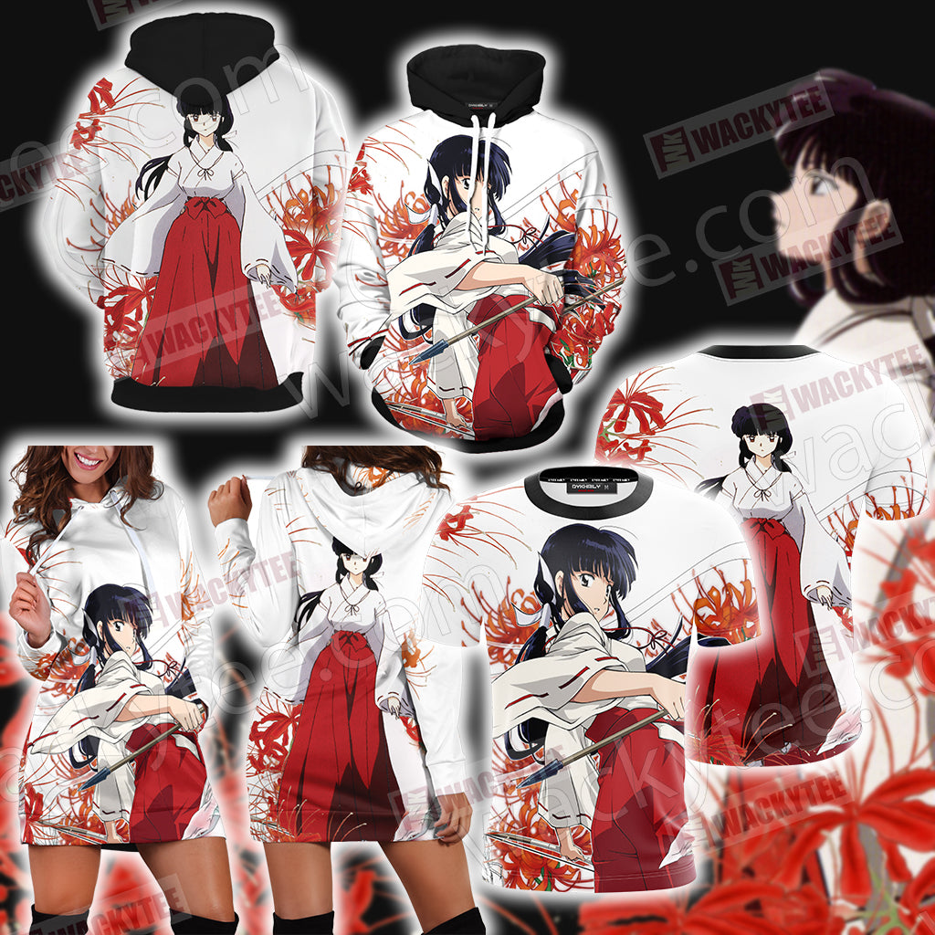 Inuyasha and Kikyo New 3D Hoodie Dress
