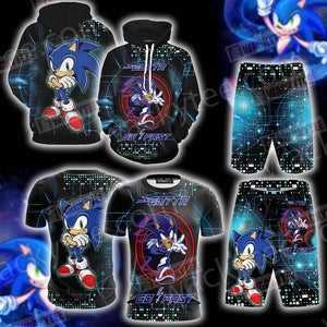 Sonic The Hedgehog Unisex 3D Hoodie